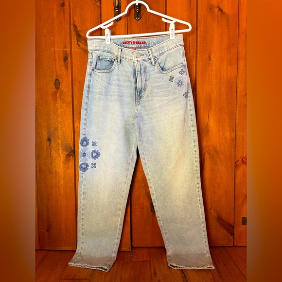 Lucky Brand Women's Embroidered Jeans - Picture 1 of 5